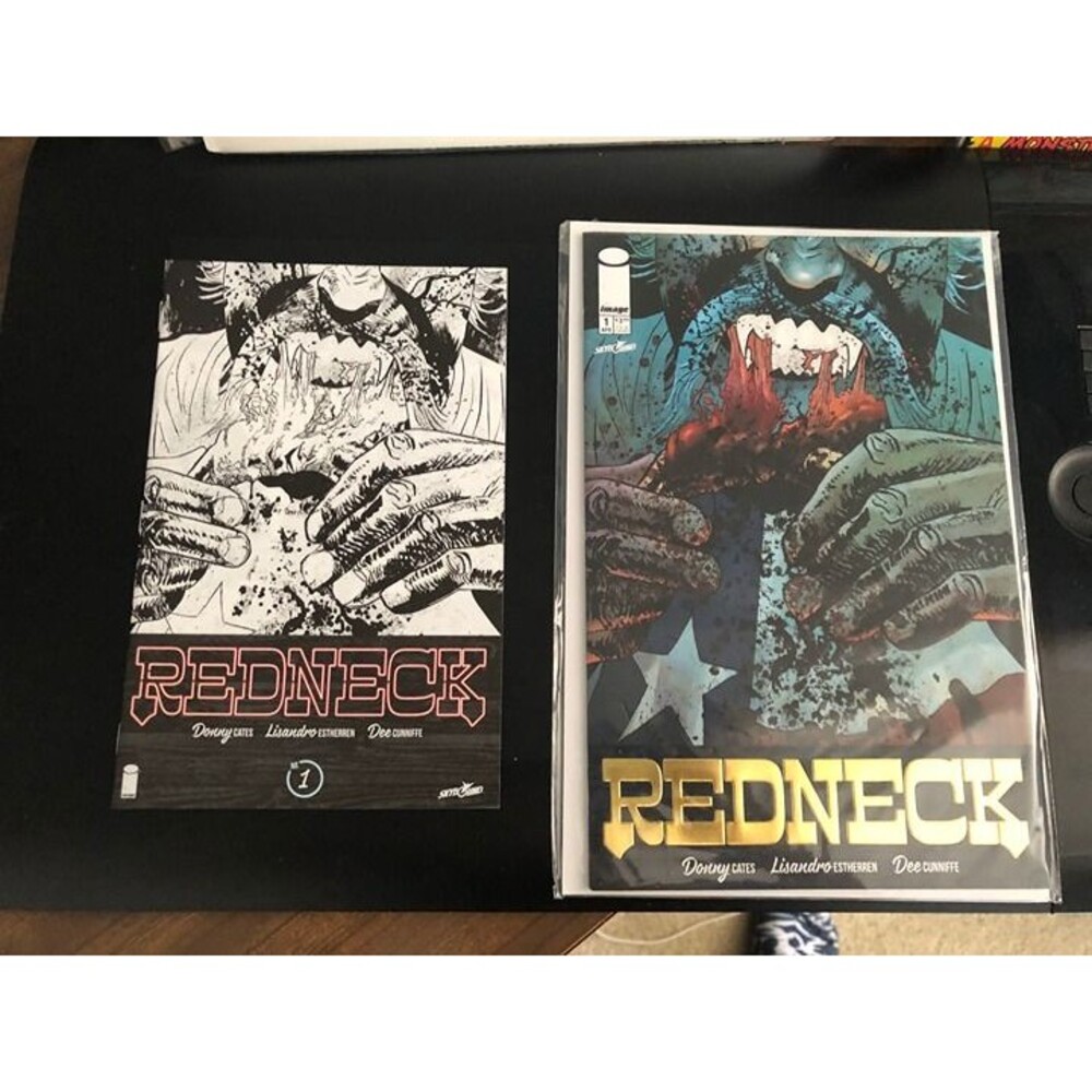 Redneck #1 Retailer Incentive Gold Foil Variant 2017 Donny Cates+Ashcan VF